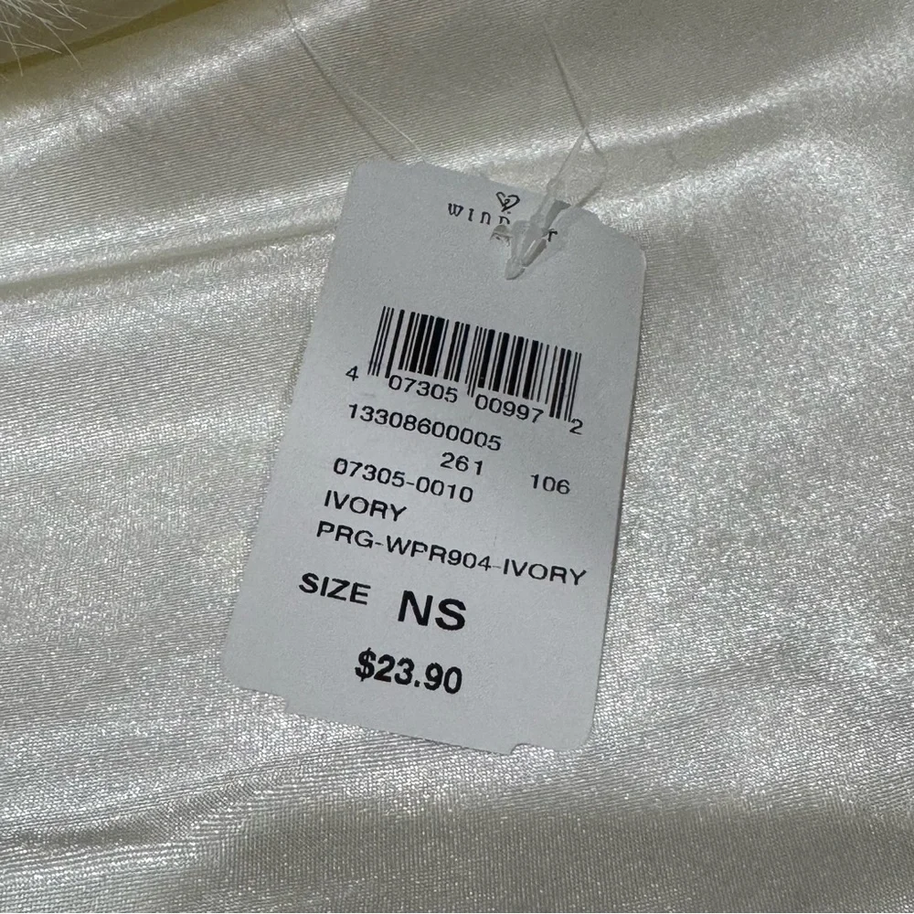 Windsor Faux Fur Cream Bridal Wrap Shrug